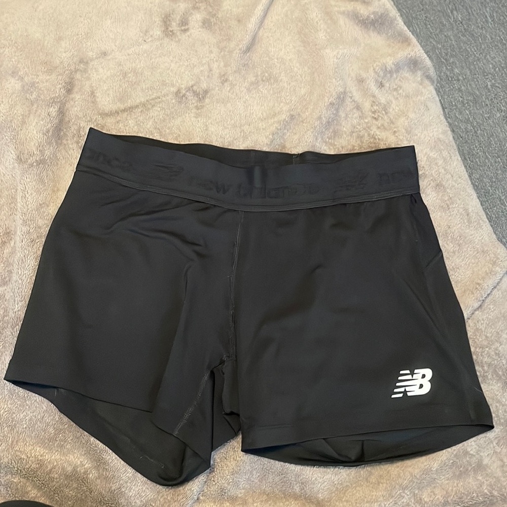 Black athletic shorts